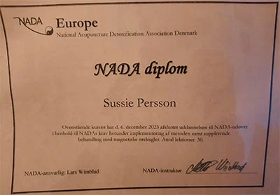 NADA certificeret udøver